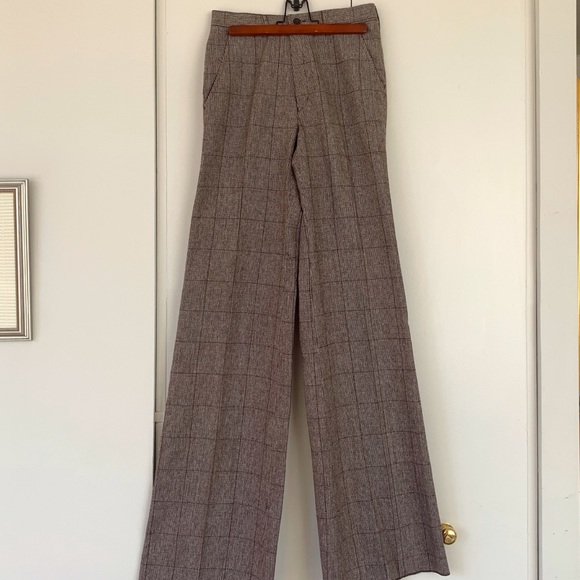 Vintage Pants - ⚡️VINTAGE • Portobello Market wide-leg trousers ⚡️